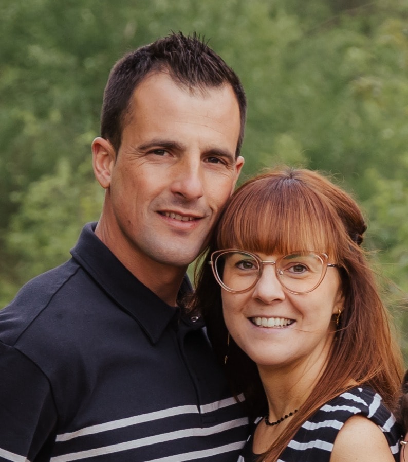 Person carrying flowers
